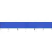 vidaXL Windscherm 6-panelen 800x160 cm stof azuurblauw