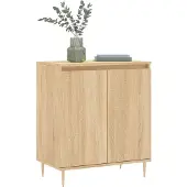 vidaXL Dressoir 60x35x70 cm bewerkt hout sonoma eikenkleurig
