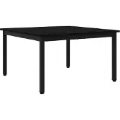 vidaXL Salontafel Zwart Eiken 80 x 80 x 45 cm Bewerkt hout