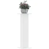 vidaXL Plantenstandaards 2 st 30x30x95 cm bewerkt hout wit