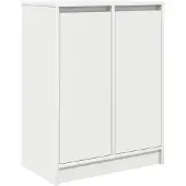 vidaXL Dressoir 57x34x76 cm bewerkt hout wit