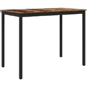 vidaXL Staande Bartafel Bewerkt hout Rechthoekig