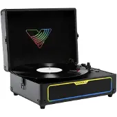 Victrola Journey Glow Illuminated Suitcase Turtable with Bluetooth