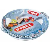 Pyrex - Iconic's Taartvorm met Grepen Ø 21 cm - Transparant - Borosilicaatglas