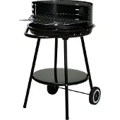 Koopman Grill – Inklapbaar met Onderstel – 51 x 82 cm – Zwart