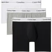 Calvin Klein Underwear Boxershorts stone grey / zwart / wit