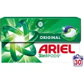 Ariel 3in1 Wasmiddel Pods Original 30 Stuks