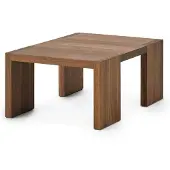 New Works Tenon Bijzettafel 43x61 Cm Gerookt - Salontafels Eiken Smoked Oak - 44621
