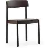 Normann Copenhagen Timb stoel Brown ash-ultra leather chocolate