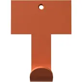 Maze Only Haak Xs Mandarijnkleurig - Haken en hangers Metaal Tangerine - 309031