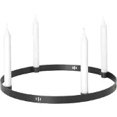 Ferm Living Circle Kandelaar Zwart Ø38 cm