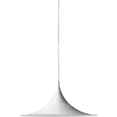 Gubi Semi Pendant Ø 30 | White Semi Matt