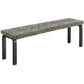 Artek 168b Bank Zwart / Zebra - Bankjes Berk Black - 28502402