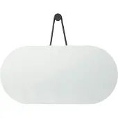 Zone Denmark A-wall Mirror Spiegel 30x60 Cm Zwart - Wandspiegels Glas Black - 332068