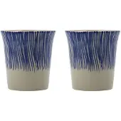House Doctor Diva mok 25 cl 2-pack Blauw