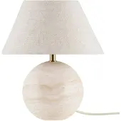 Globen Lighting Castello 24 Tafellamp Travertijnkleurig - Tafellampen Marmer Travertine - 512202