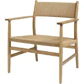 Brdr. Krüger Arv Loungestoel - Fauteuils Eiken Natural Oak - AVCL-OOL-XX-02