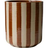 DBKD Line Pot 16 Cm - Bloempotten Keramiek Nougat - 20250201SN