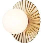 Nuura Wandlampe , Liila Muuse, dimbare, Goud / Messing, Woonkamer, Metaal, Scandinavisch