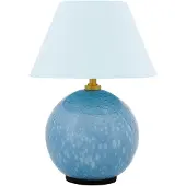 Globen Lighting Tafellampe , IRIS, dimbare, Blauw, Woonkamer, Glas, Vintage / Retro