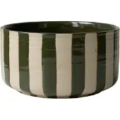 DBKD Line Pot 8 Cm Groen - Bloempotten Keramiek Green - 20250202SG