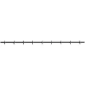 Relief hakenrek large 123 cm Grijs