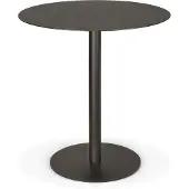 Ethnicraft Blend Tafel Ø70 Cm Donkerbrons / - Eettafels & bartafels Metaal Dark Bronze - 60121