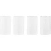 Ferm Living Ripple verrines glaas 14 cl 4-pack Frosted