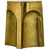 House Doctor Riga Bijzettafel - Bijzettafels & buffetten Aluminium Antique Gold - 900000122