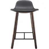 Please wait to be seated Yuuga Barkruk H65 Cm Gerookt /Zwart - Barkrukken Eiken Black - 702013063