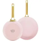 Greenpan Padova Reserve 20 + 26 cm koekenpannenset Blush Pink