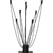 Star Trading Milano Floor Lamp - Vloerlampen Metaal Black - 143-40