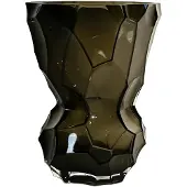 Hein Studio Reflection Vaas 30 Cm Rookgrijs - Vazen Mondgeblazen Glas Smoke - 1502