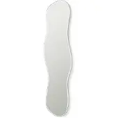 Ferm Living Pond Spiegel 164,8x40 Cm - Wandspiegels Glas Dark Chrome - 1104269704