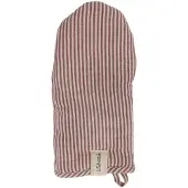 ERNST ovenwant gestreept Rood-beige