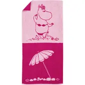 Arabia Moomin badhanddoek 70x140 cm Snorkmaiden roze