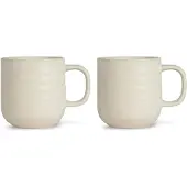 Sagaform Ellen mok 37 cl 2-pack Crème