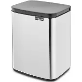 Brabantia Bo Prullenbak - 7 liter - Badkamer - Brilliant Steel