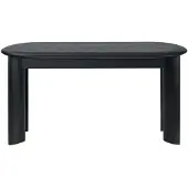 Ferm Living Bevel Bank Zwart - Bankjes Beuken Black - 1104268282