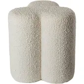 Pols Potten Clover Kruk - Krukken Bouclé Ecru - 558-030-003