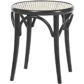 TON No 60 Stool Cane/ Grain - Krukken Beuken Black - 375060004159