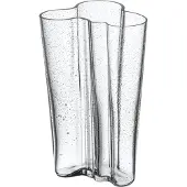 Iittala Alvar Aalto vaas 200 mm Bubbelglas helder, jubileumeditie