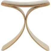 Gejst Luno kruk 48x28x72 cm Eik-beige textiel