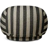 Ferm Living Rico pouf zitpoef Louisiana sand black