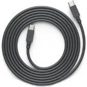 Avolt Cable 1 Oplaadkabel Usb-c / Usb-c 2 m Stockholm Zwart - Lampsnoeren & lampverlengstukken Siliconen Stockholm Black - C1CC-IN60-18SB