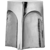 House Doctor Riga Bijzettafel Zilver - Bijzettafels & buffetten Aluminium Silver - 900000124