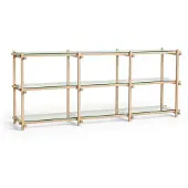 HAY Woody plank Eiken-helder glas, laag