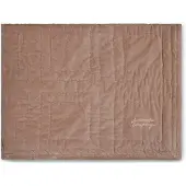Lexington Graphic Quilted Sprei 240x260 Cm - Bedspreien Katoenfluweel Beige - 12530100-2000-BS15