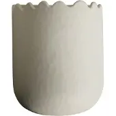 DBKD Flowery wandpot 19 cm Creme