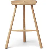 Form & Refine Shoemaker No. 68 Barkruk 65 Cm Wit Geolied - Barkrukken Eiken White Oak - 8211